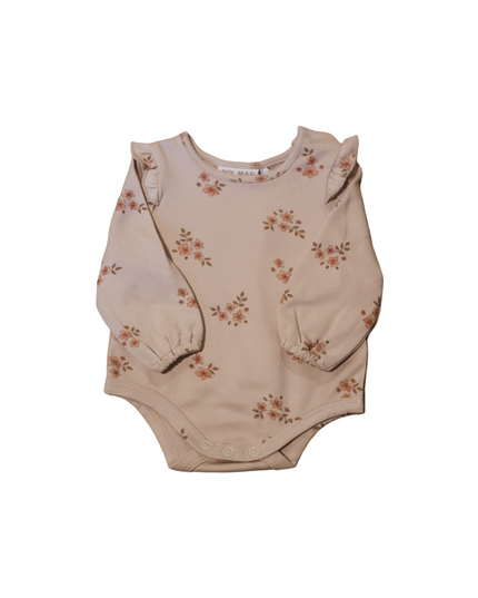 Organic Cotton Floral Bodysuit