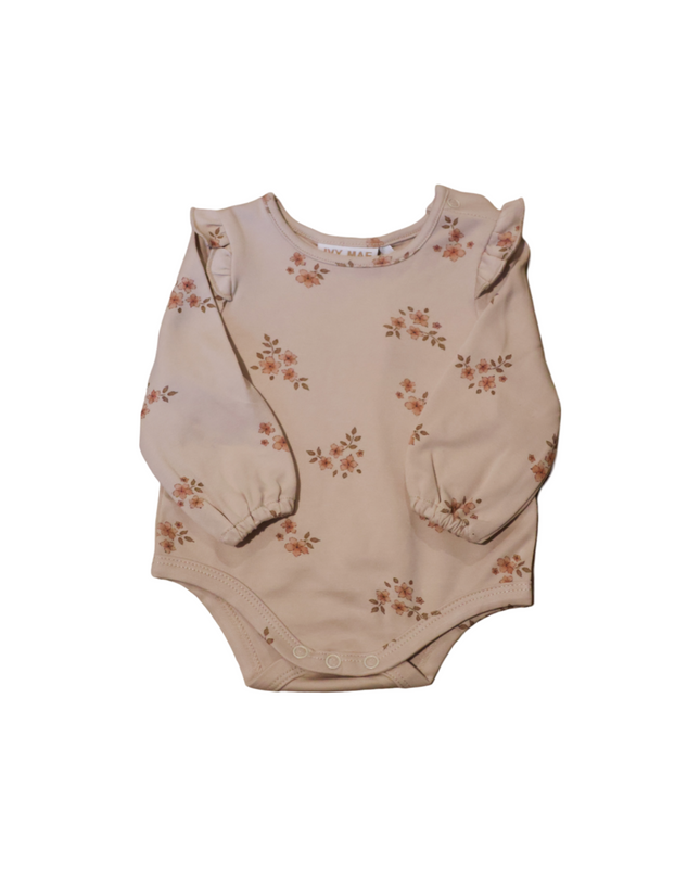 Organic Cotton Floral Bodysuit