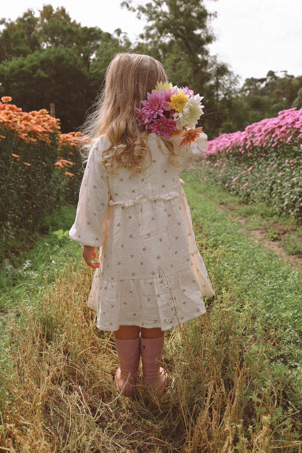 Organic Cotton Ivy Dress - Floral