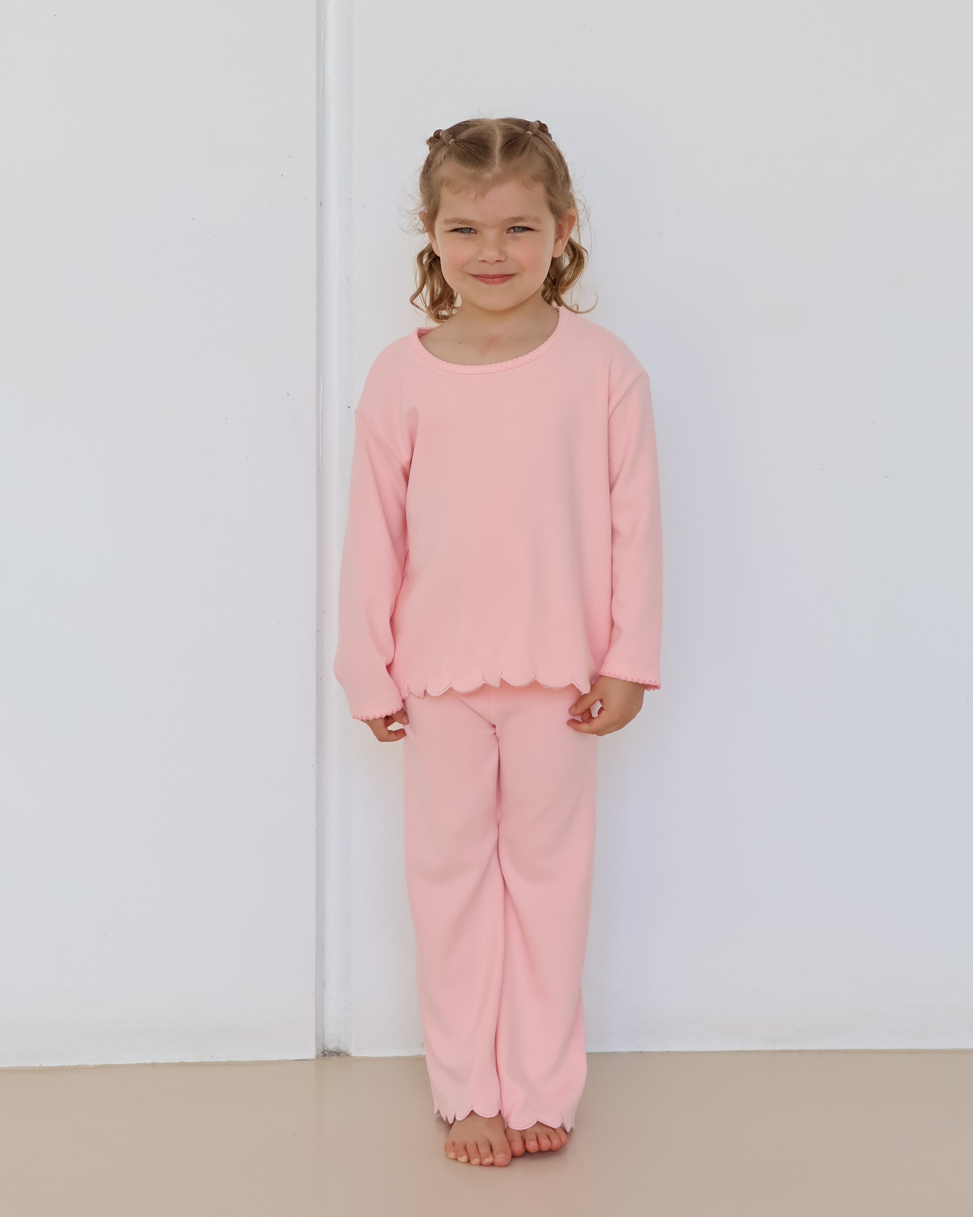 The Florence Scalloped Set - Marshmallow