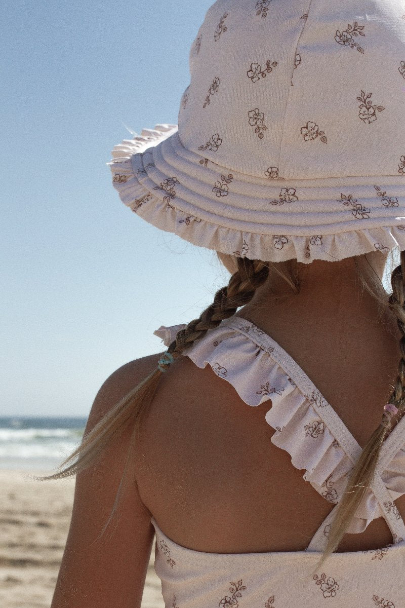 Floral Frill Swimhat