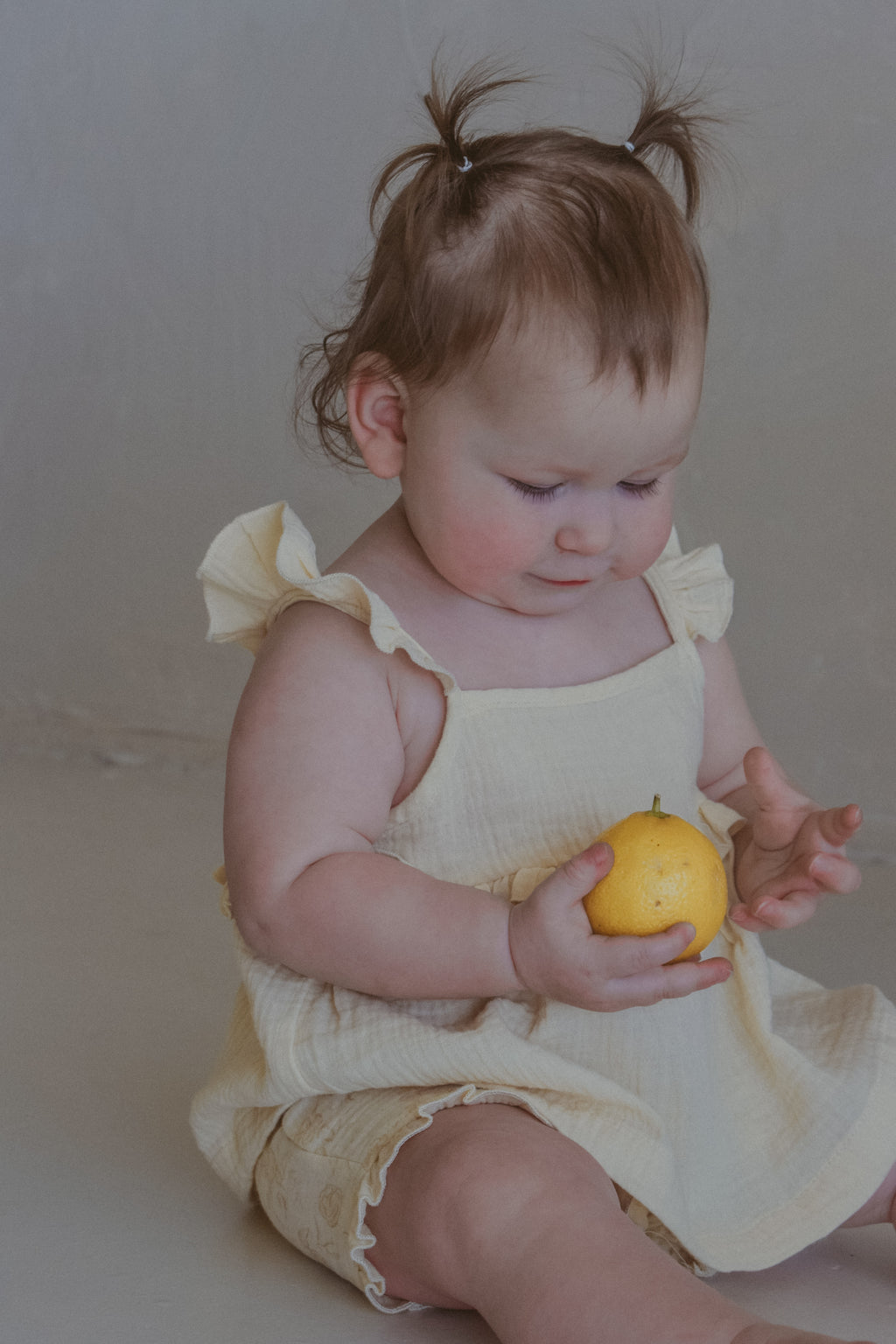 Alice Frill Singlet ~ Buttercream