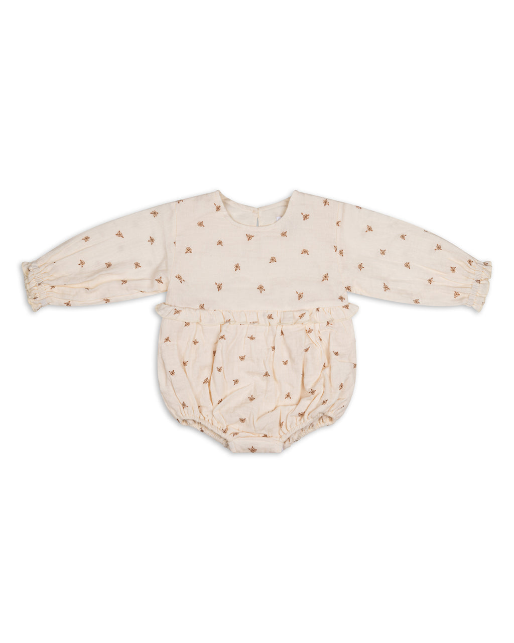 Organic Cotton Evelyn Bubble Romper Floral