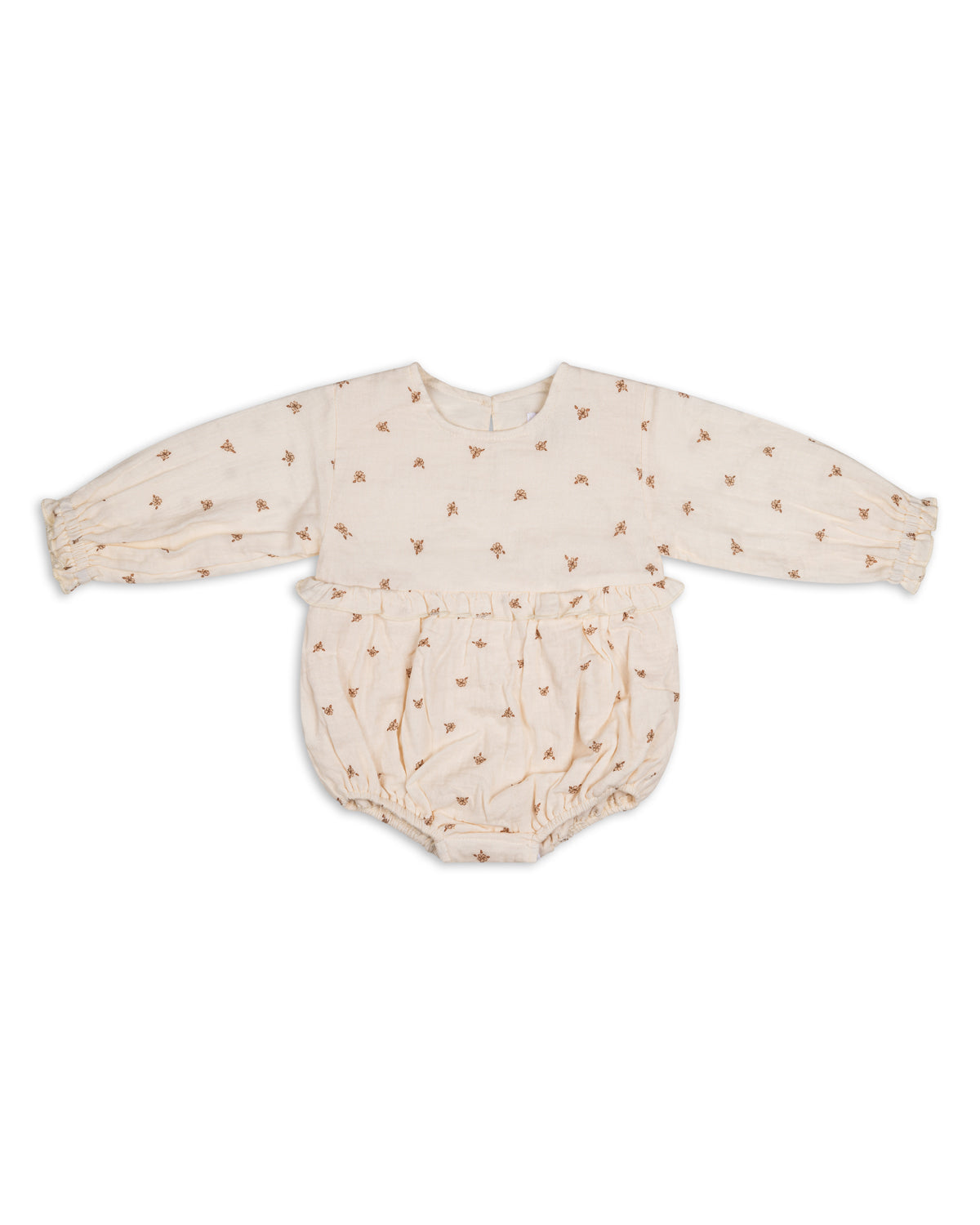 Organic Cotton Evelyn Bubble Romper Floral