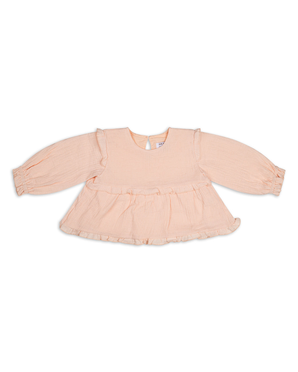 Organic Cotton Oaklee Blouse Peach