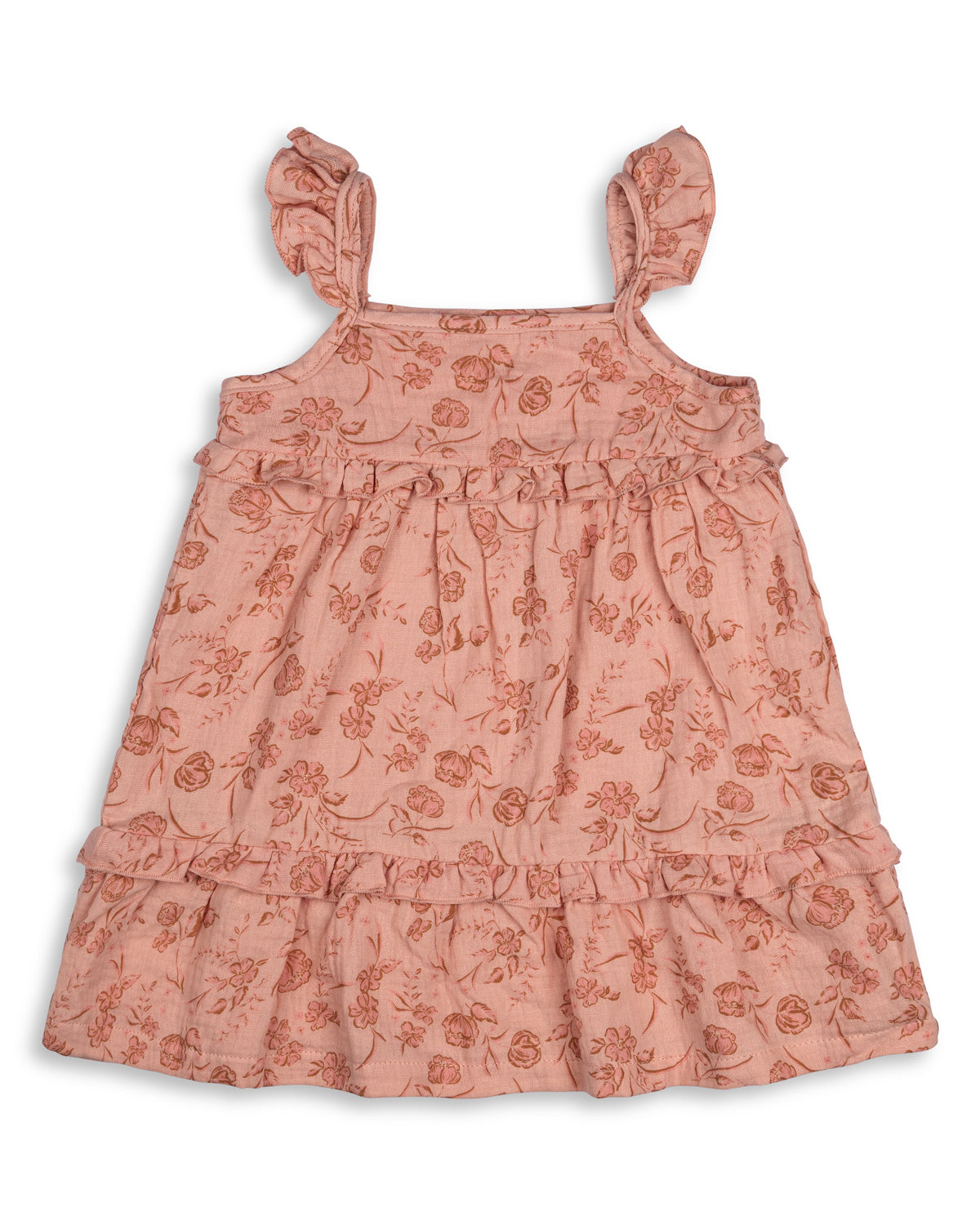 Ada Frill Dress Vintage Pink