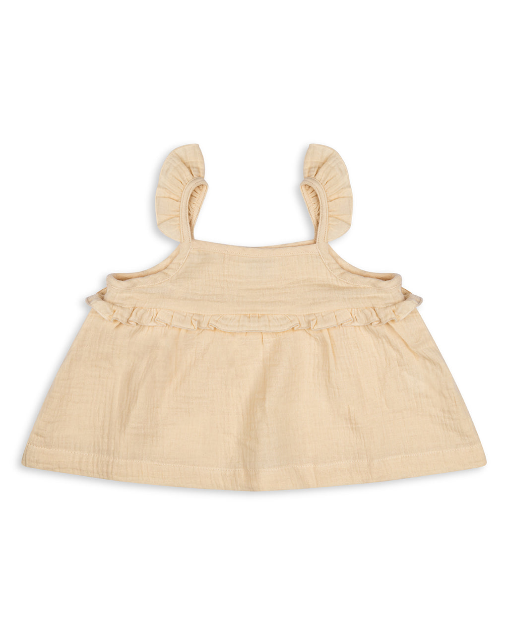 Alice Frill Singlet ~ Buttercream