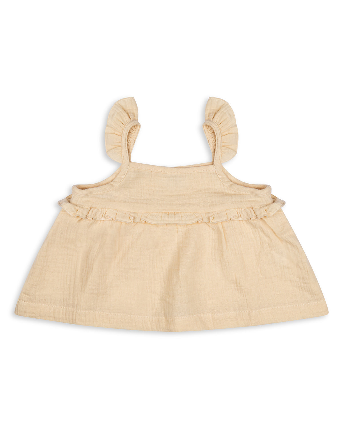 Alice Frill Singlet ~ Buttercream