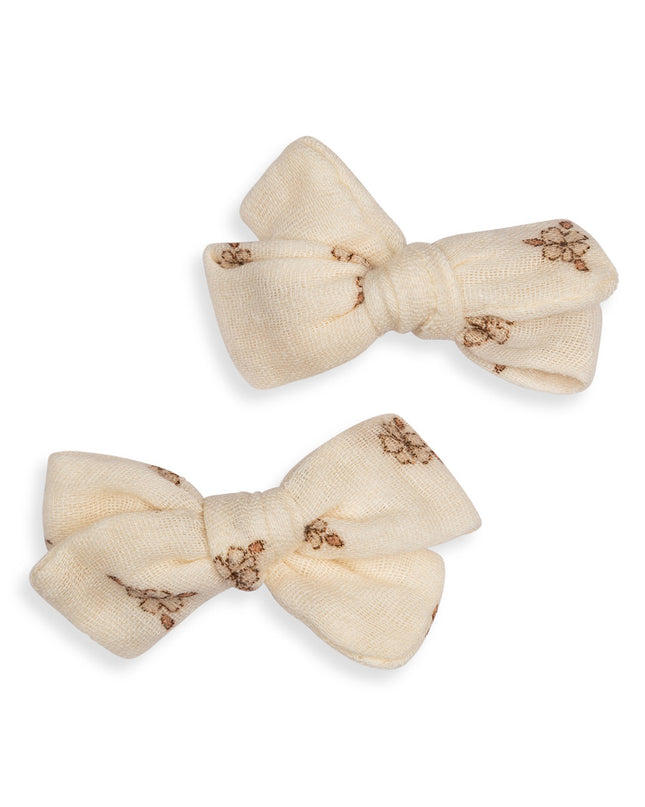 Mini Bow Clips Floral