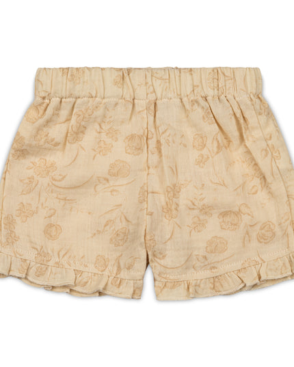 Mila Frill Shorts ~ Vintage Buttercream
