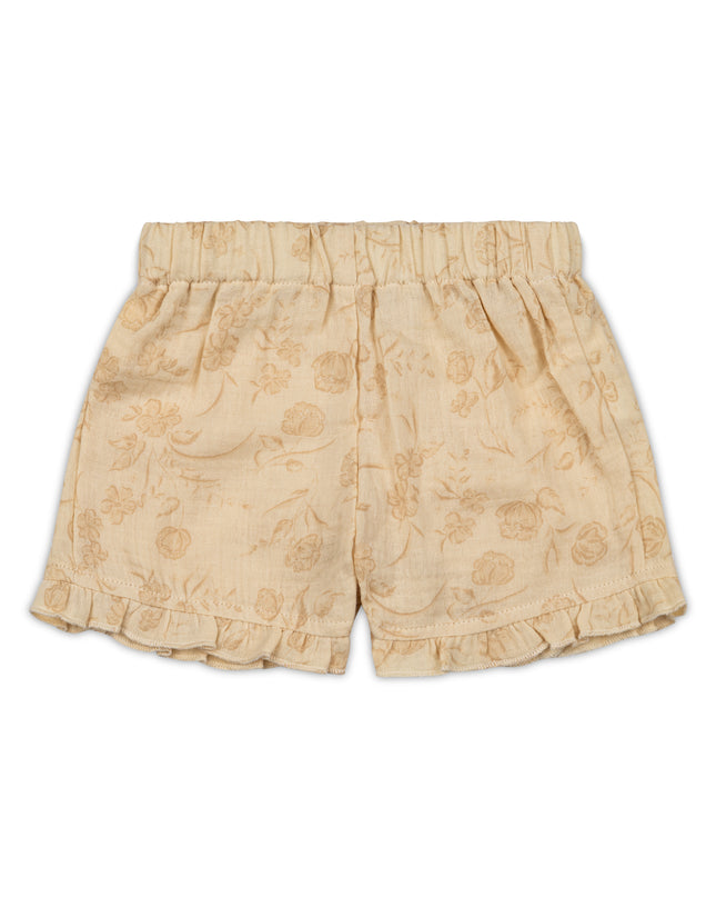 Mila Frill Shorts ~ Vintage Buttercream