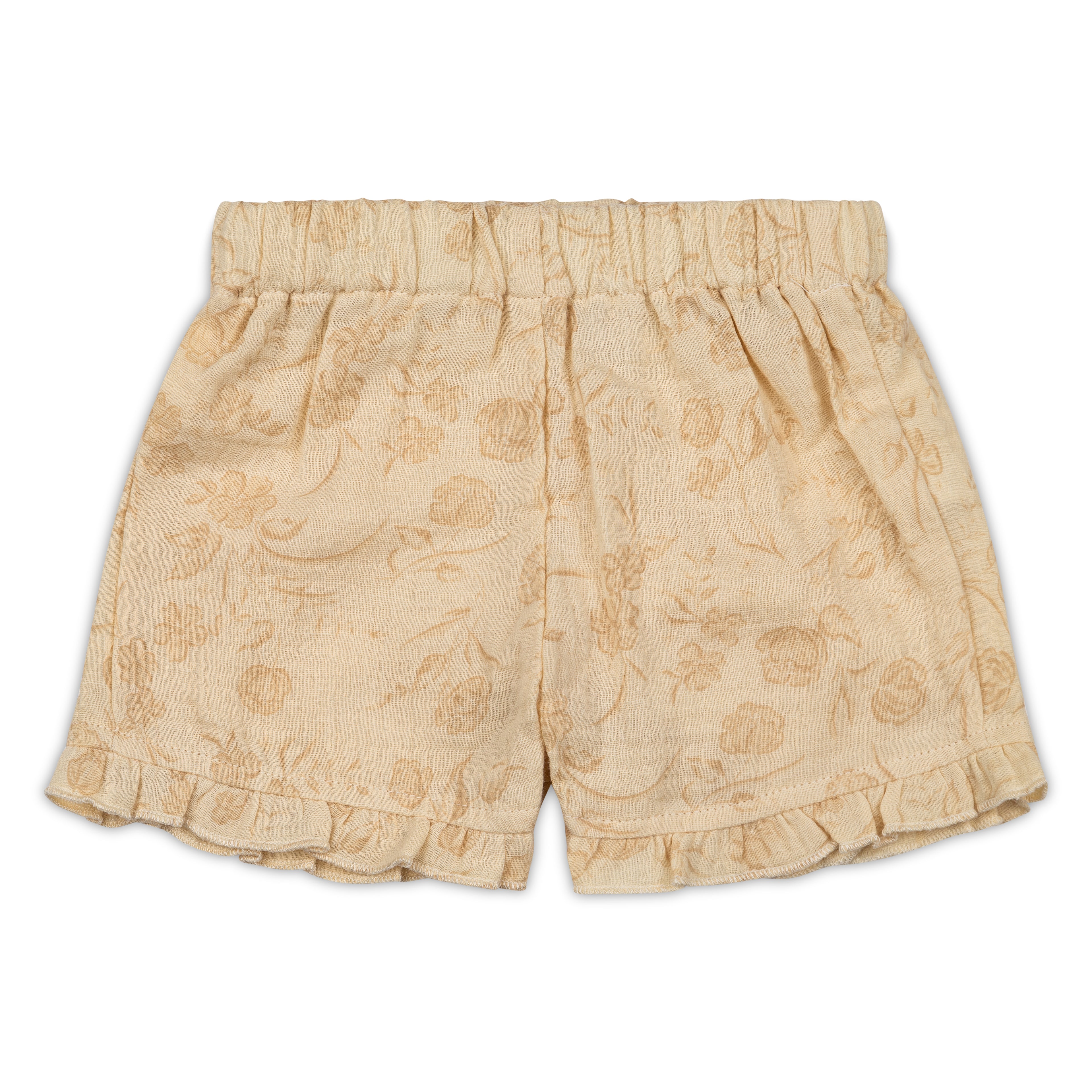 Mila Frill Shorts ~ Vintage Buttercream