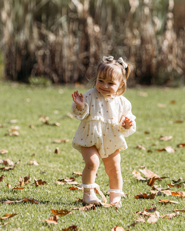 Evelyn Bubble Romper Floral