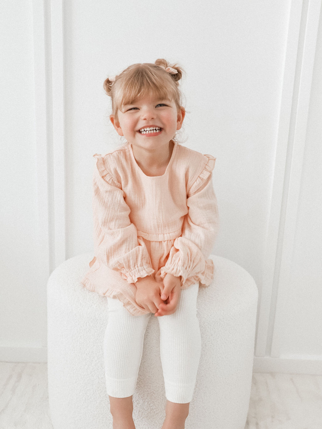 Organic Cotton Oaklee Blouse Peach