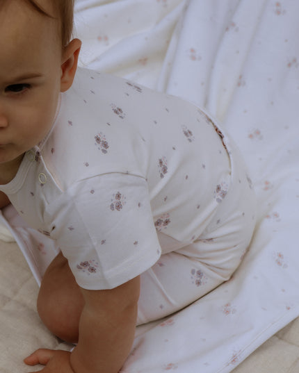 Organic Cotton Floral Bike Shorts