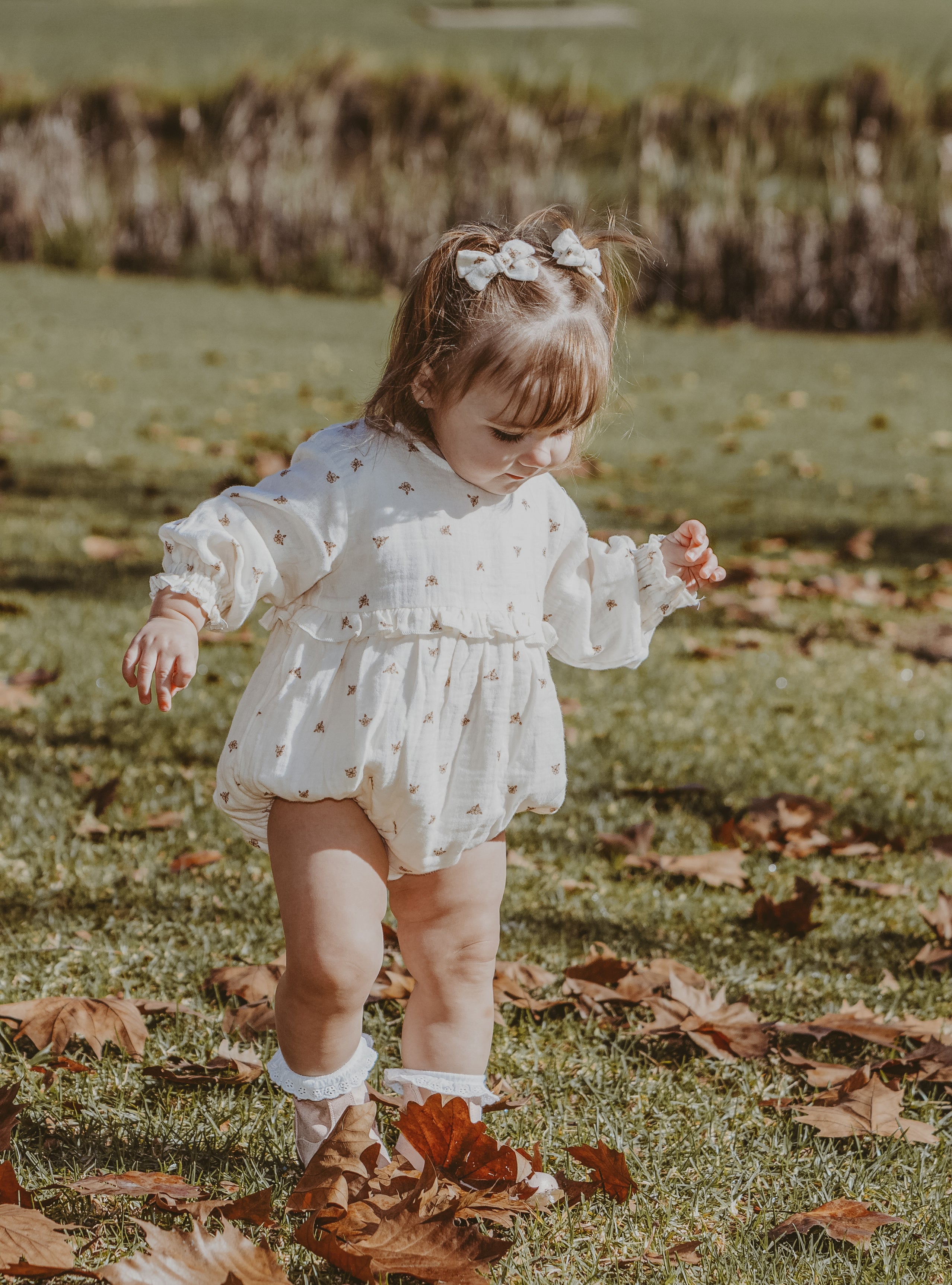 Mini Bow Clips Floral