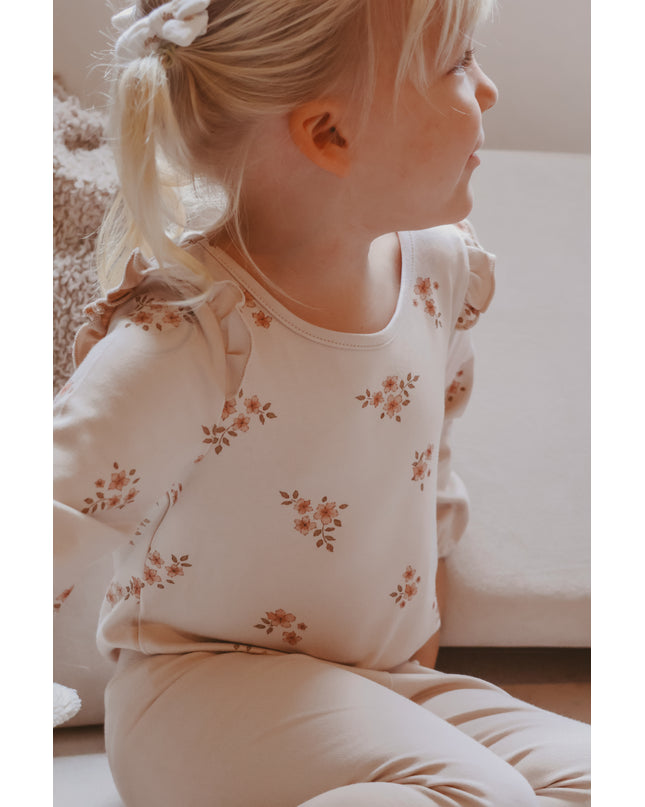 Organic Cotton Floral Bodysuit
