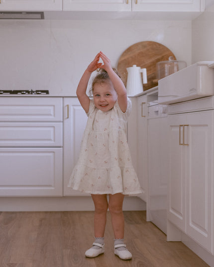 Harper Dress ~ White Floral