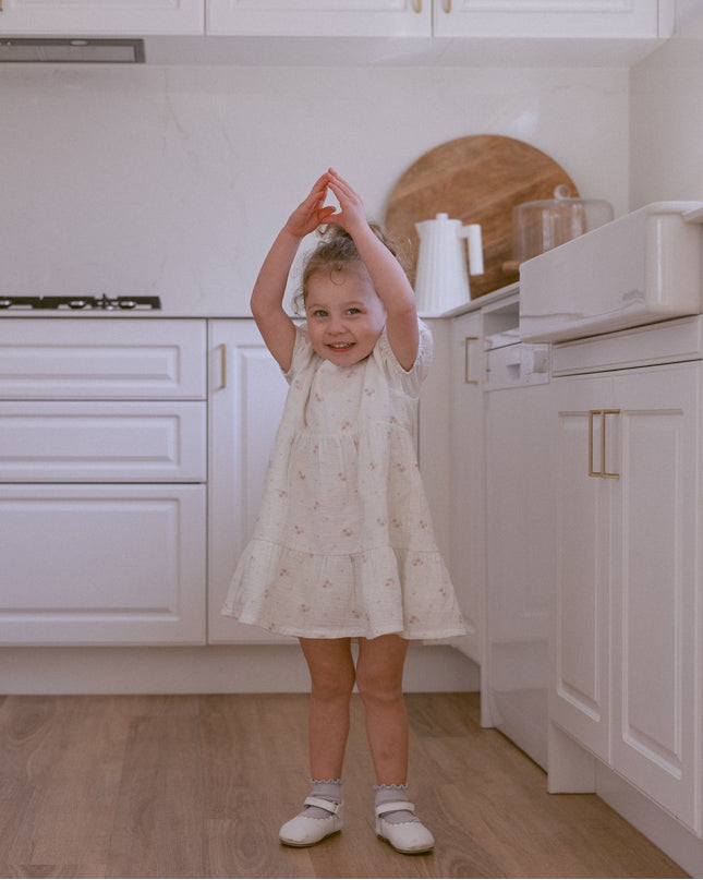 Harper Dress ~ White Floral