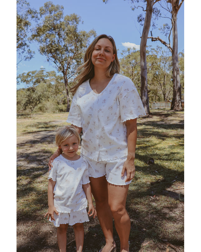 Merry Paws Women's Pointelle Christmas Pyjama Set