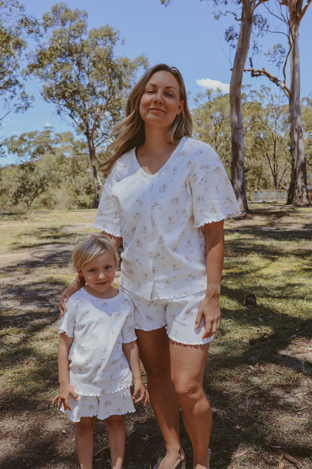 Merry Paws Women's Pointelle Christmas Pyjama Set