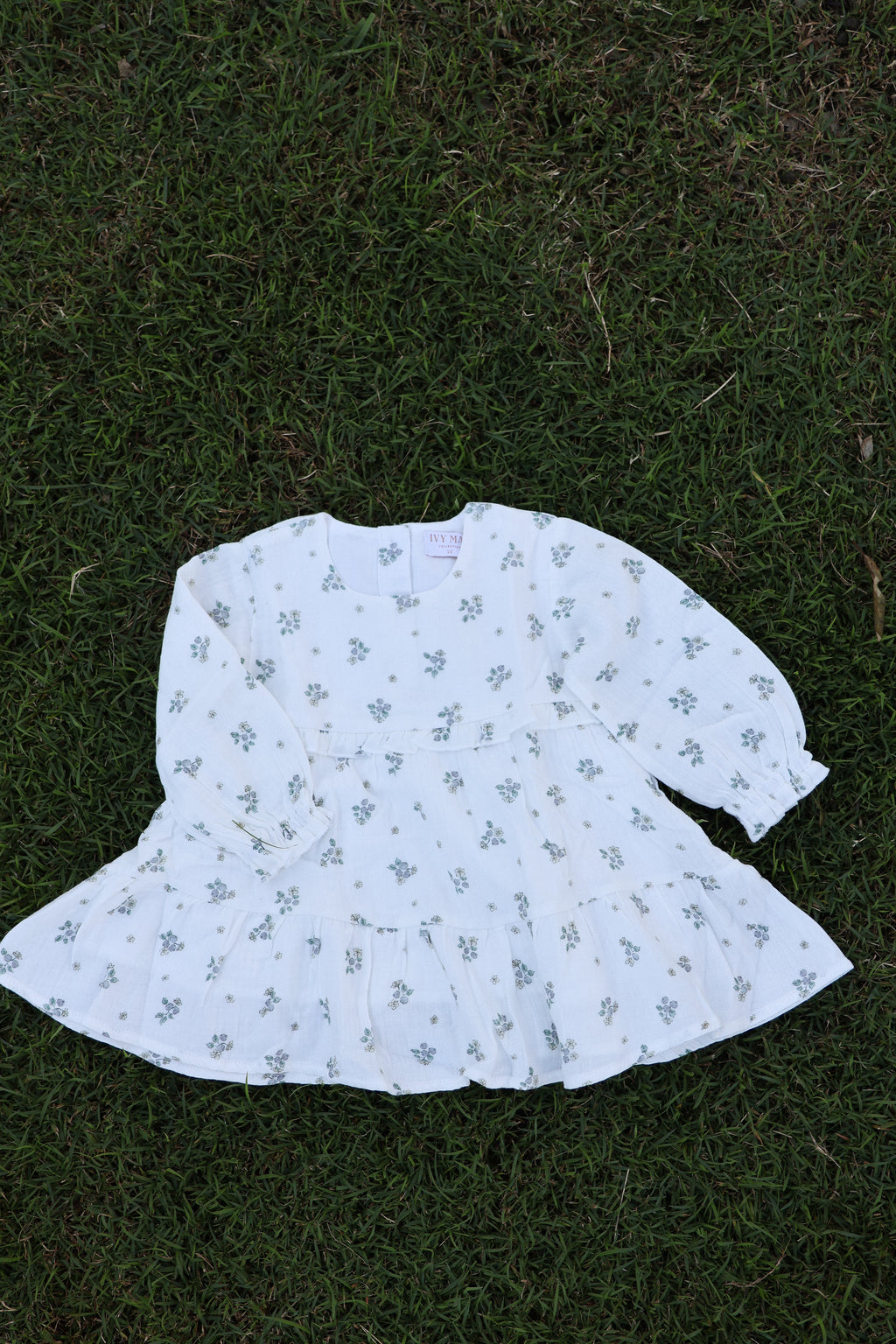 Organic Cotton Ivy Dress Blueberry