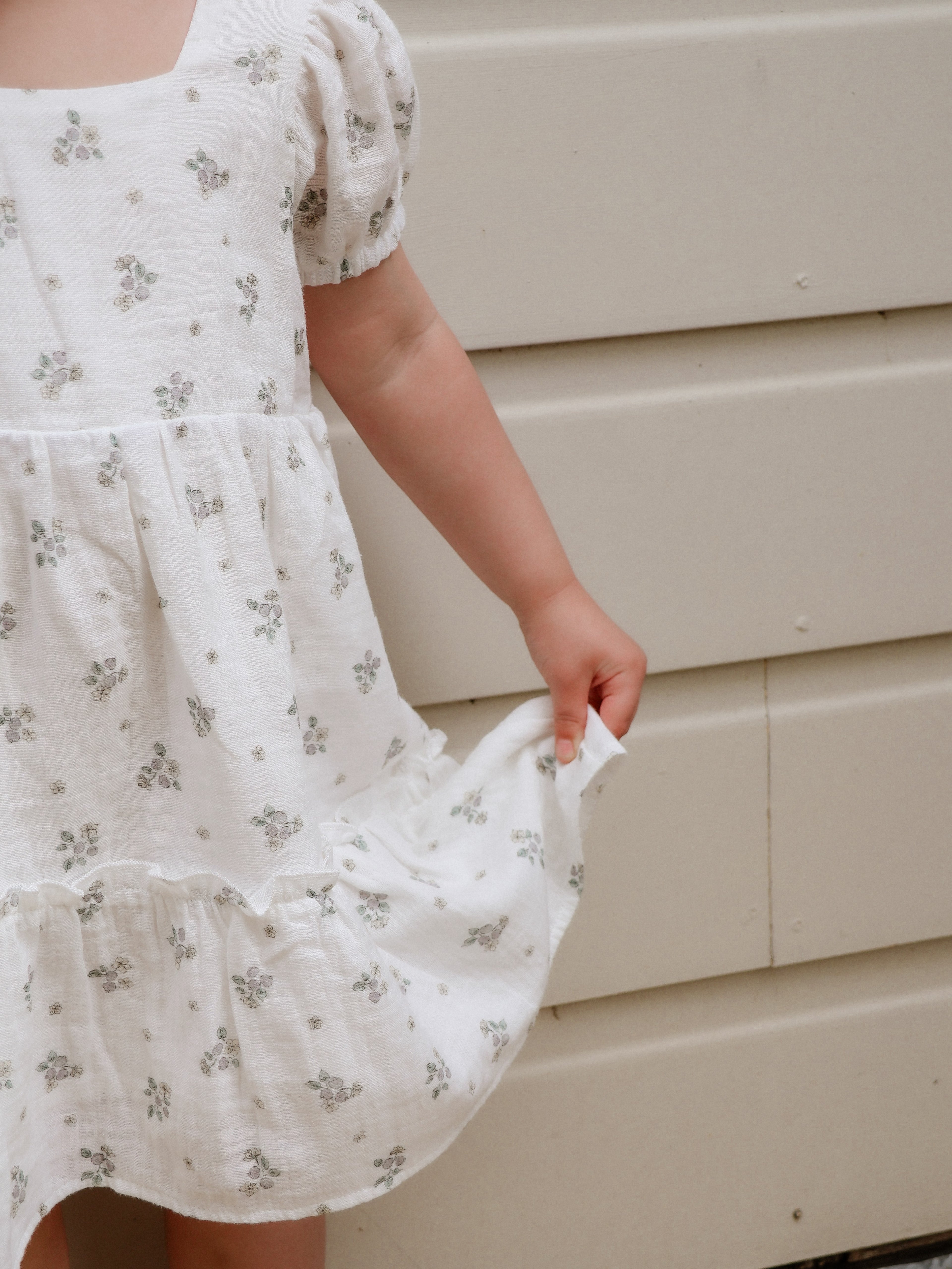 Organic cotton Harper Dress Blueberry