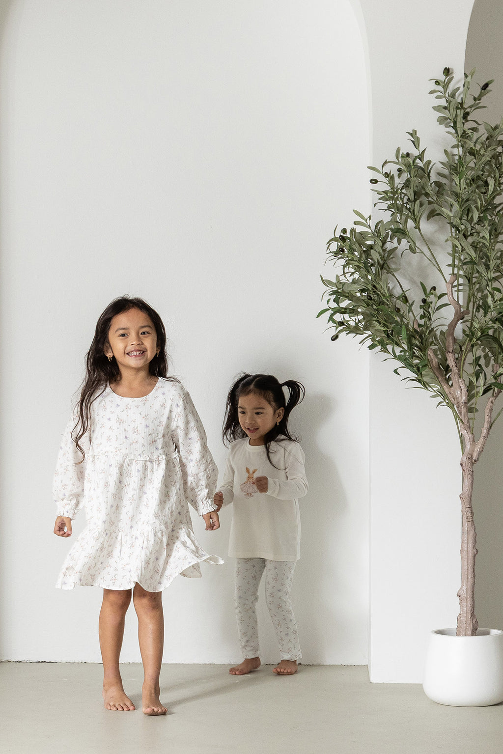 Organic Cotton Ivy Dress - Thea Floral