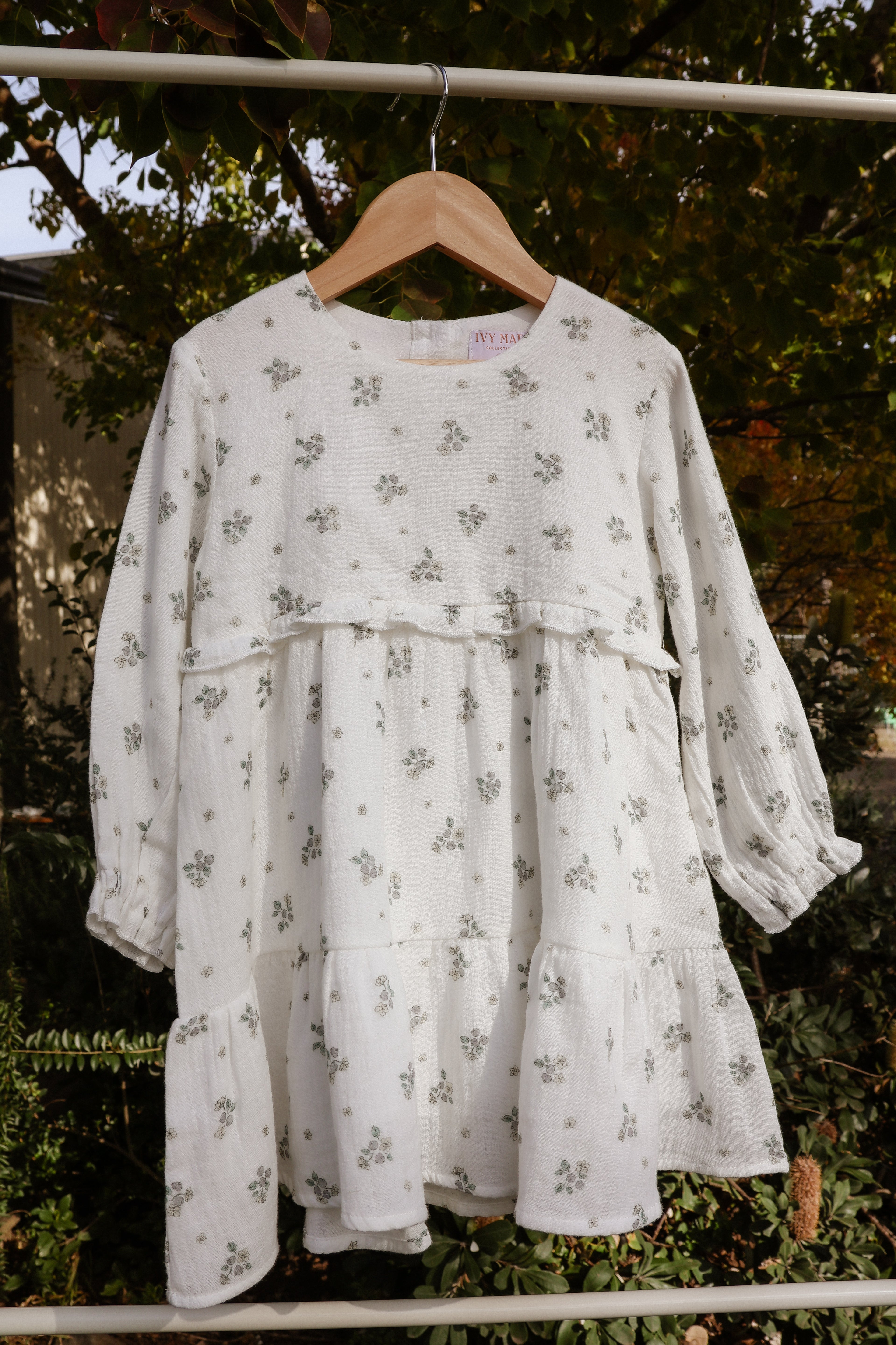 Organic Cotton Ivy Dress Blueberry