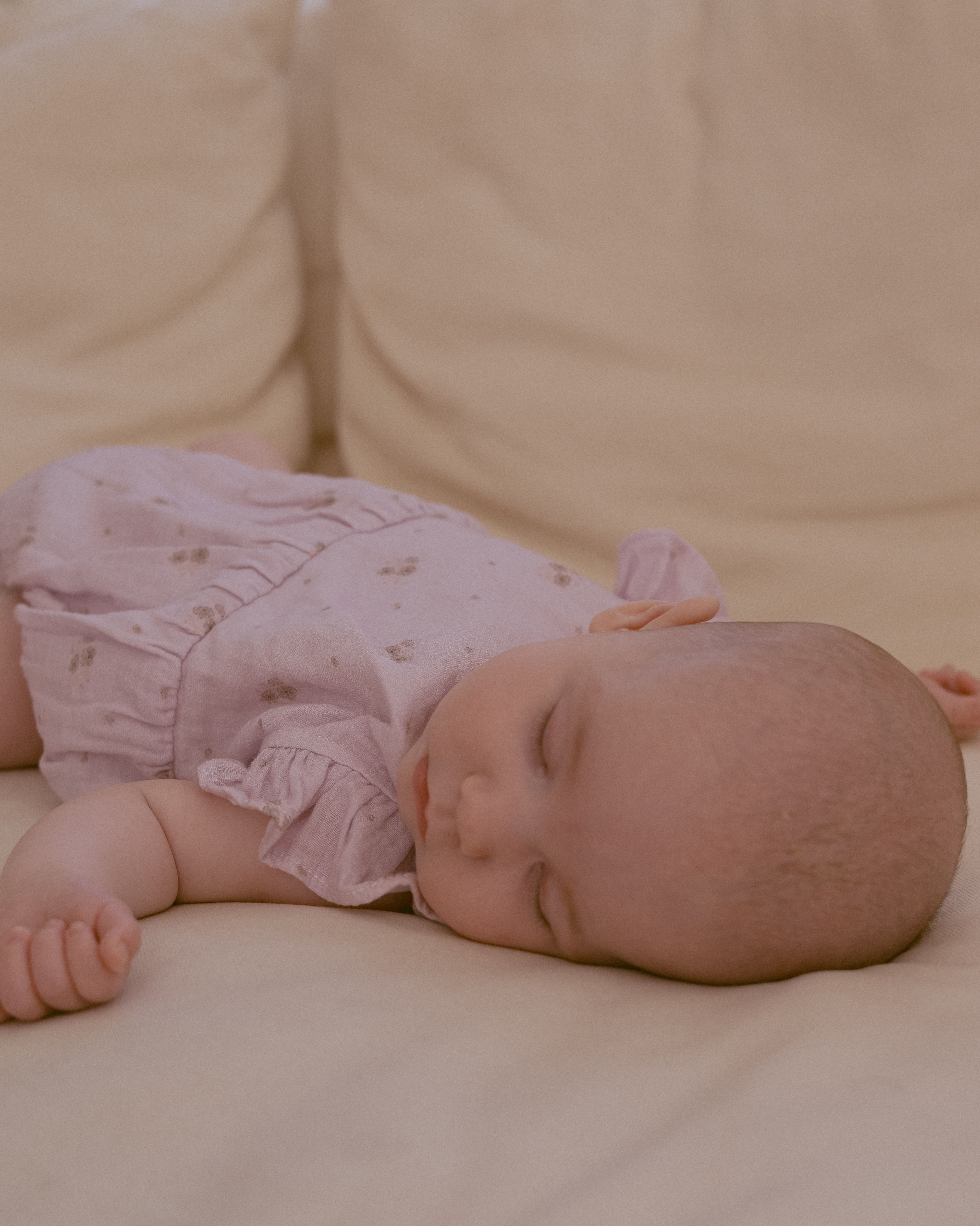 Organic Cotton Frill Bubble Romper Aria Floral