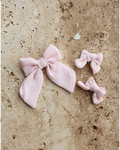 Mini bow hair clips Petal