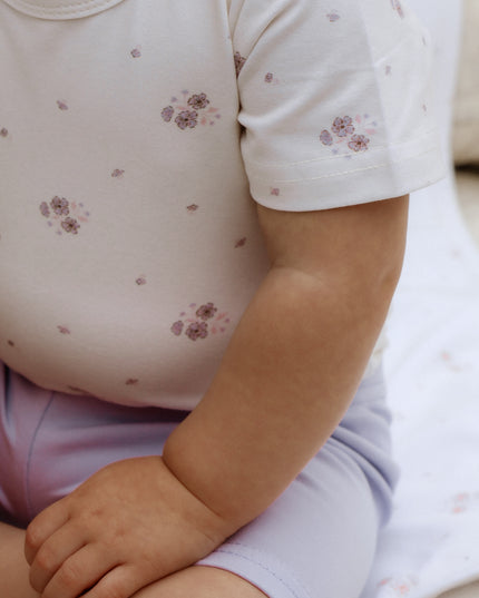 Organic Cotton Lilac Bike Shorts