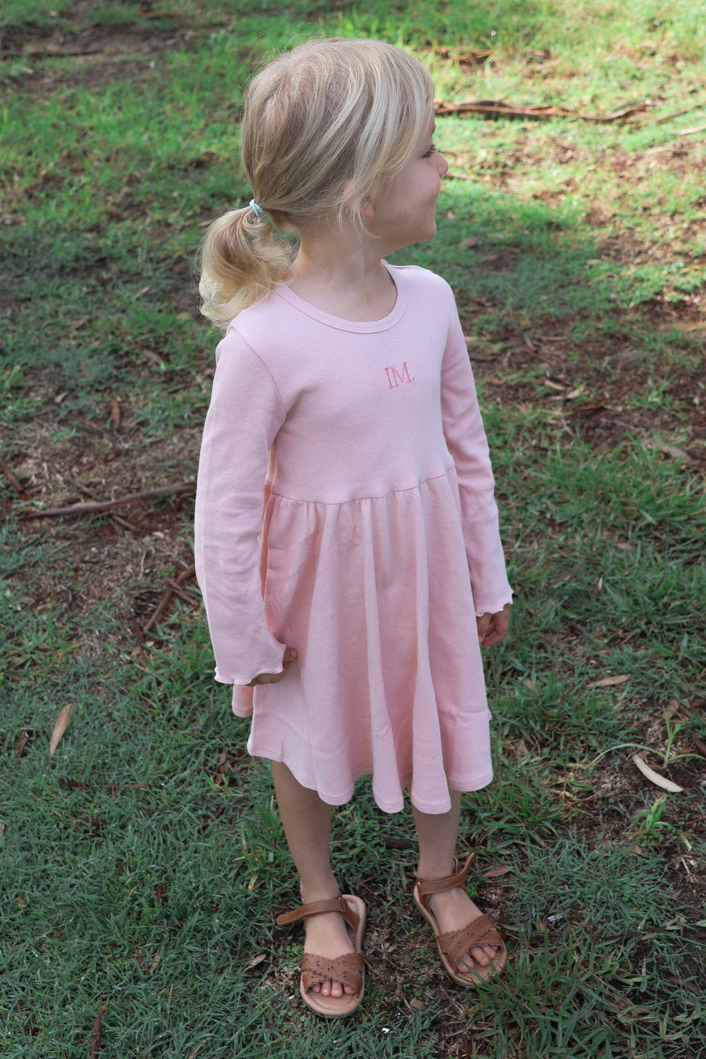 Organic Cotton Maya Dress - Pink