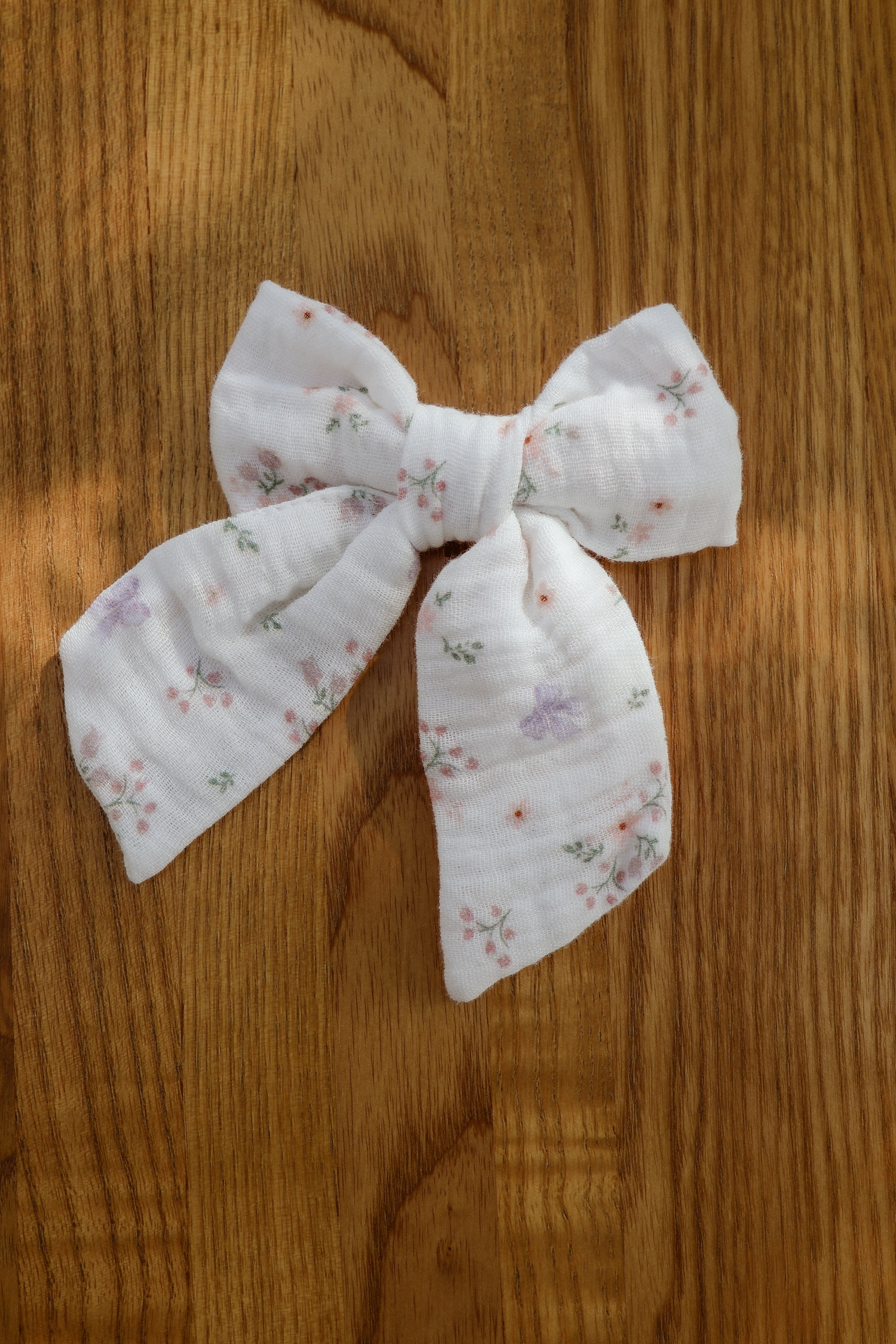 Large bow clip ~ Thea floral