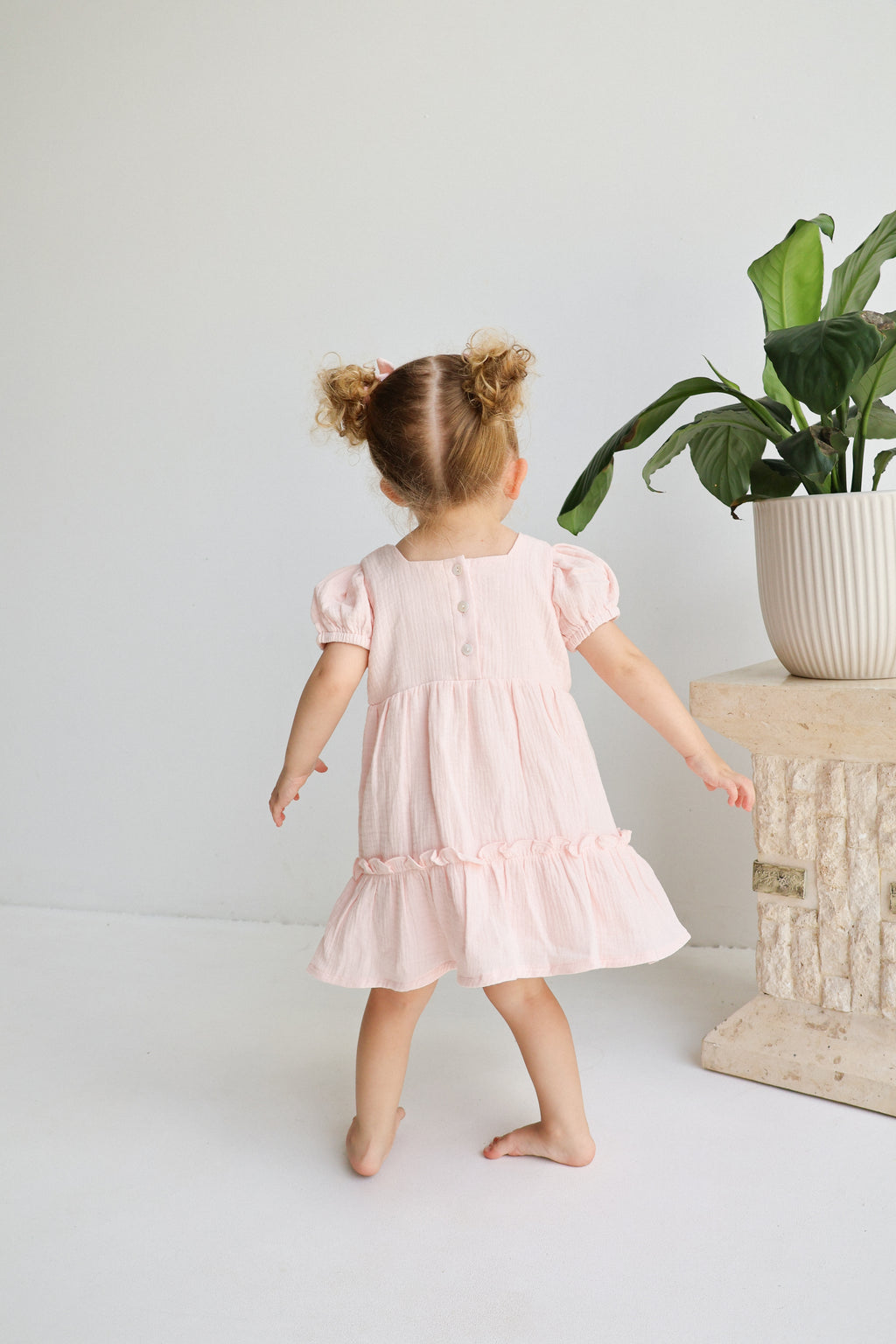 Organic cotton Harper Dress Petal