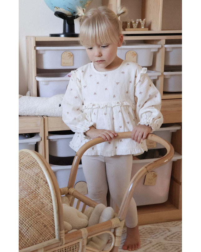 Organic Cotton Leggings ~ sand