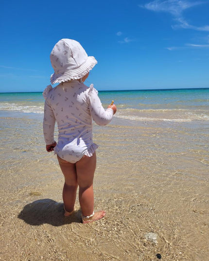 Floral Long Sleeve Swimsuit