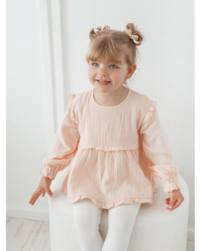 Oaklee Blouse Peach