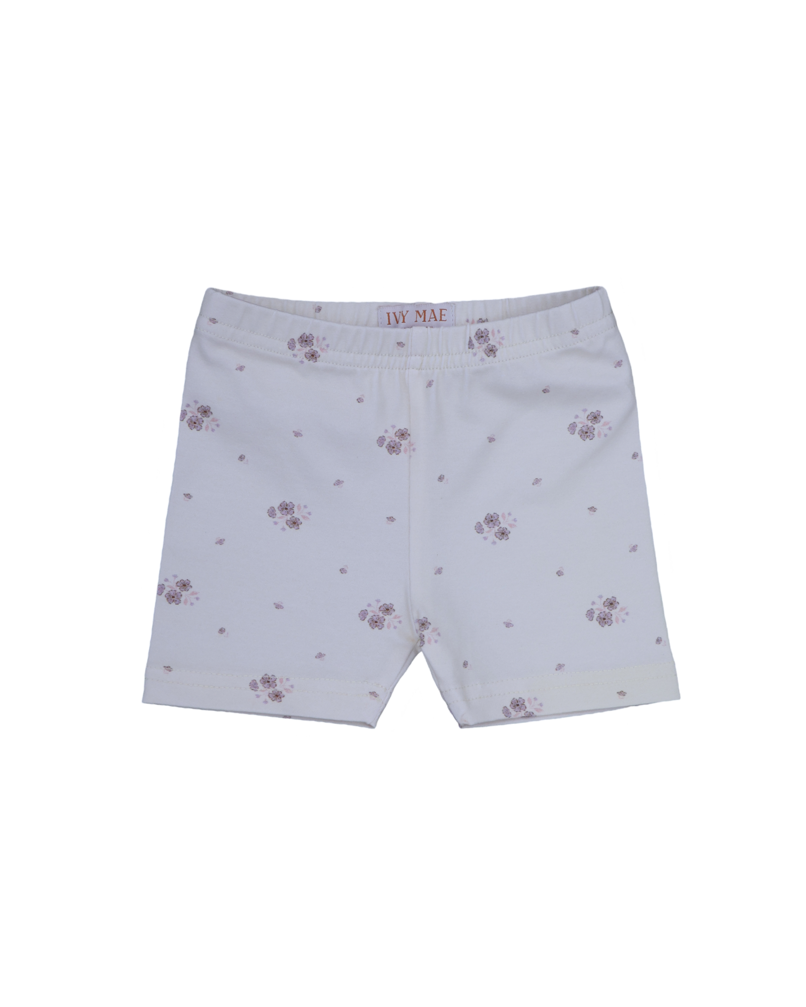 Organic Cotton Floral Bike Shorts