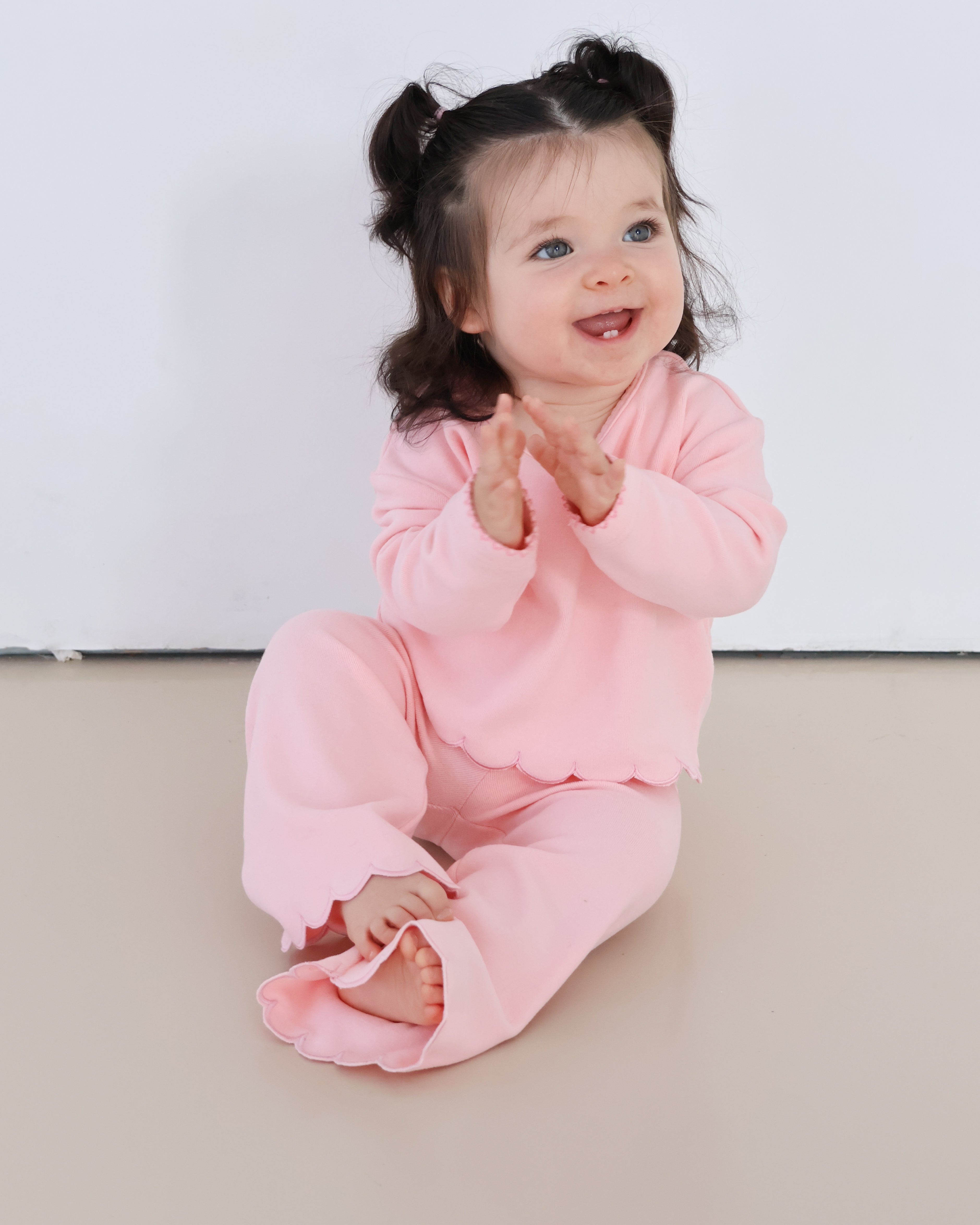 The Florence Scalloped Set - Marshmallow