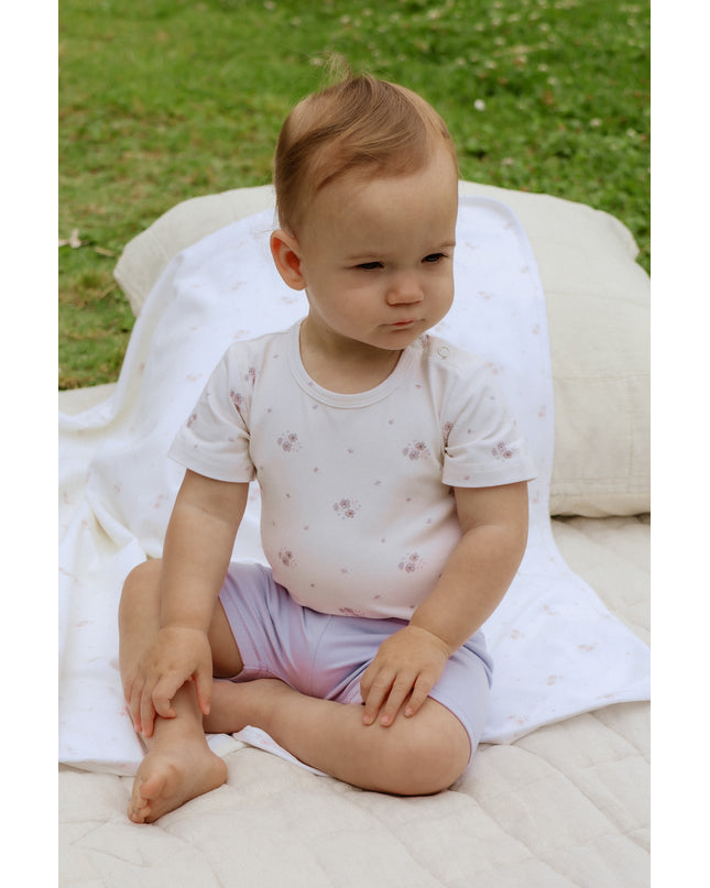 Organic Cotton Floral Bodysuit