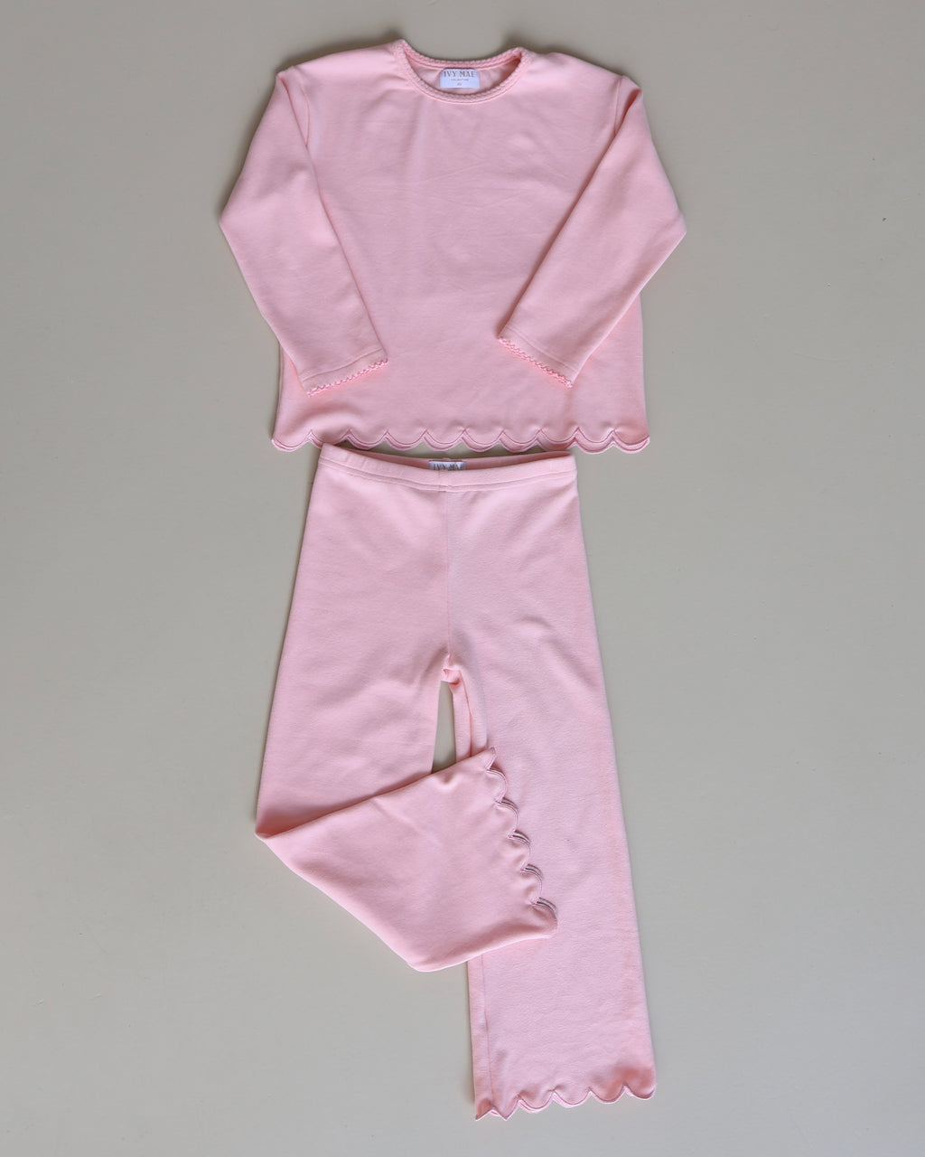 The Florence Scalloped Set - Marshmallow