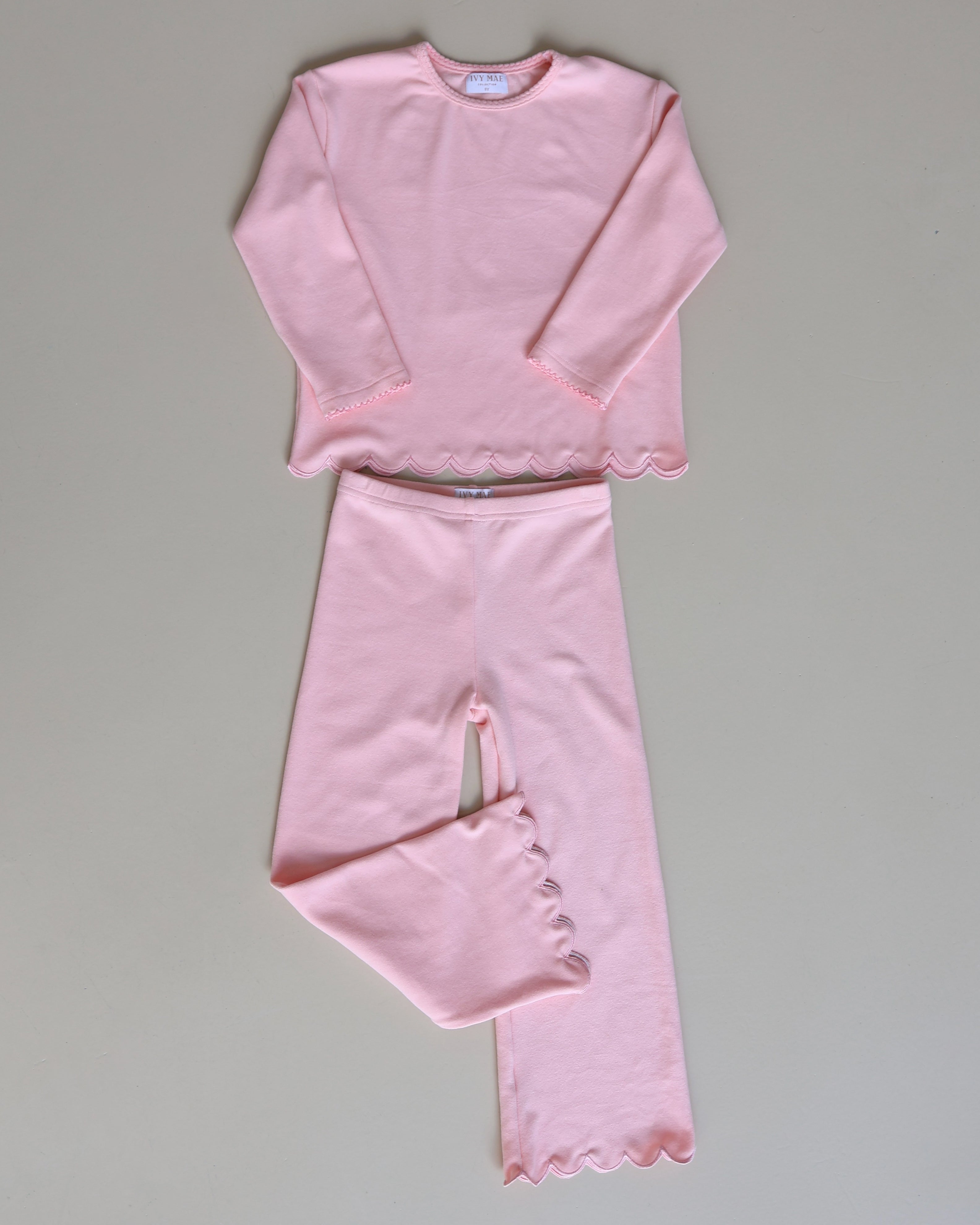 The Florence Scalloped Set - Marshmallow