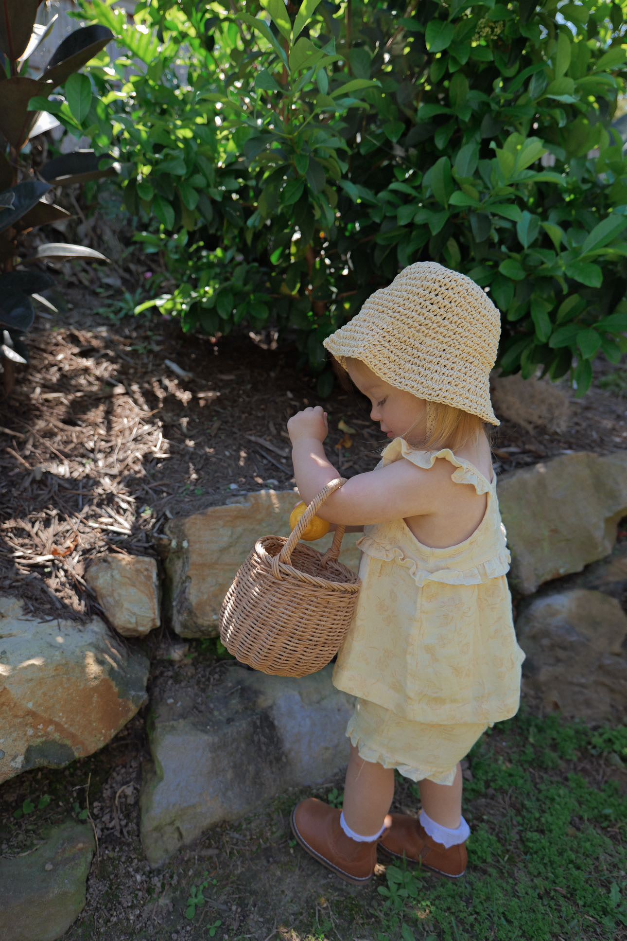 Mila Frill Shorts ~ Vintage Buttercream