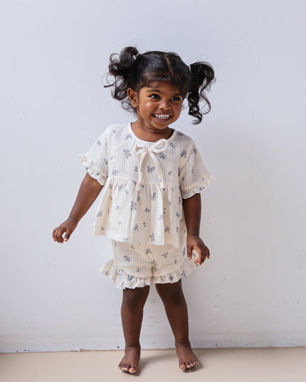 Organic Cotton Stella Set Bluebell