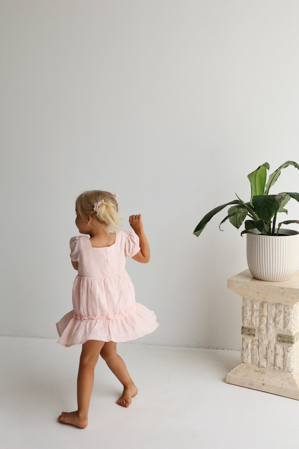 Organic cotton Harper Dress Petal