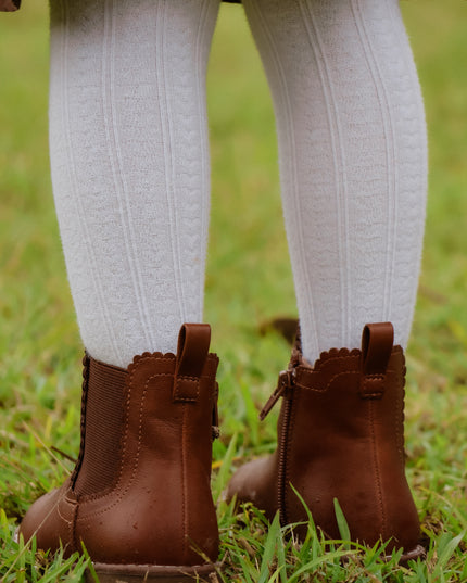 Organic cotton heart stockings