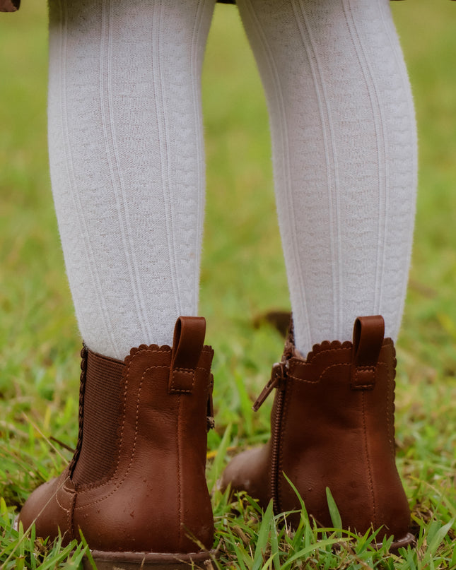 Organic cotton heart stockings