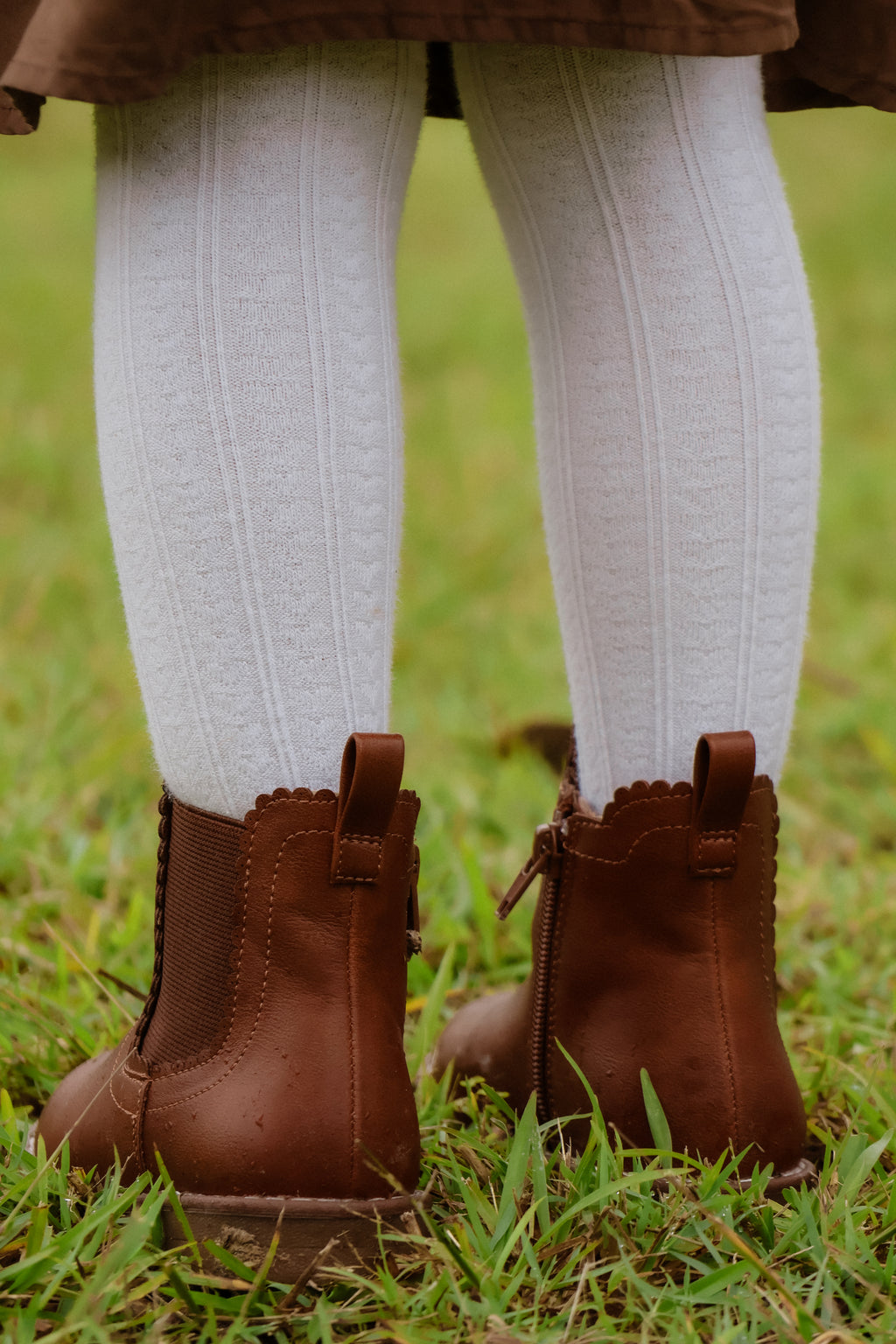 Organic cotton heart stockings