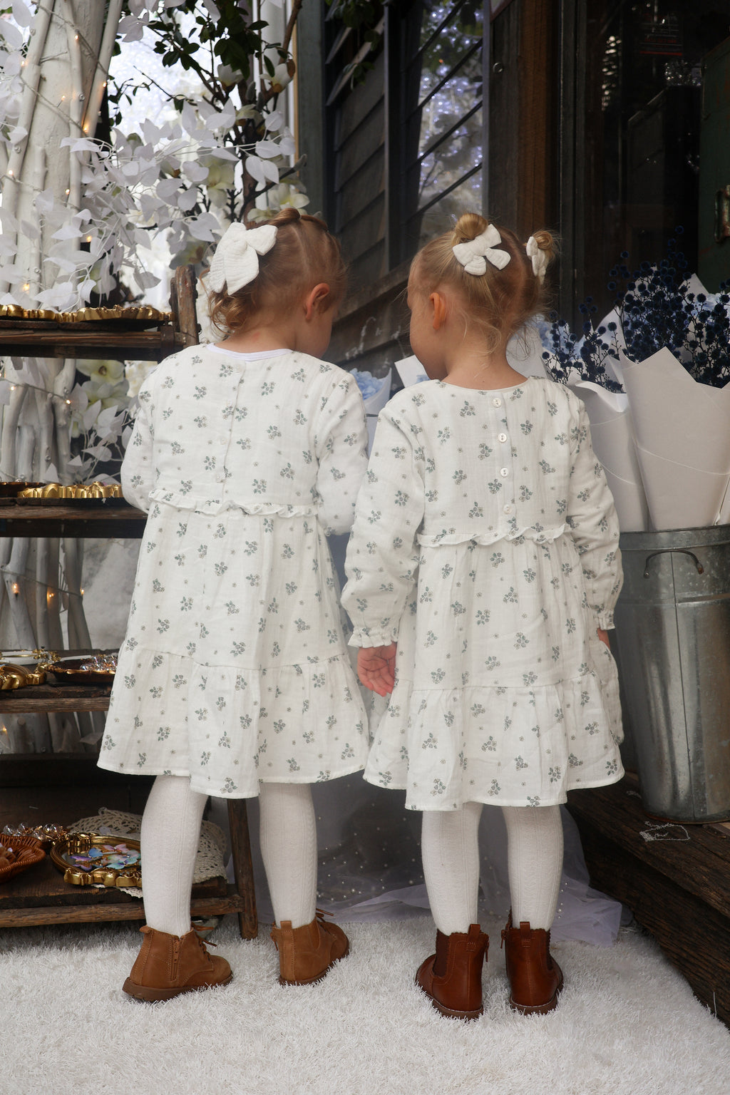 Organic Cotton Ivy Dress Blueberry